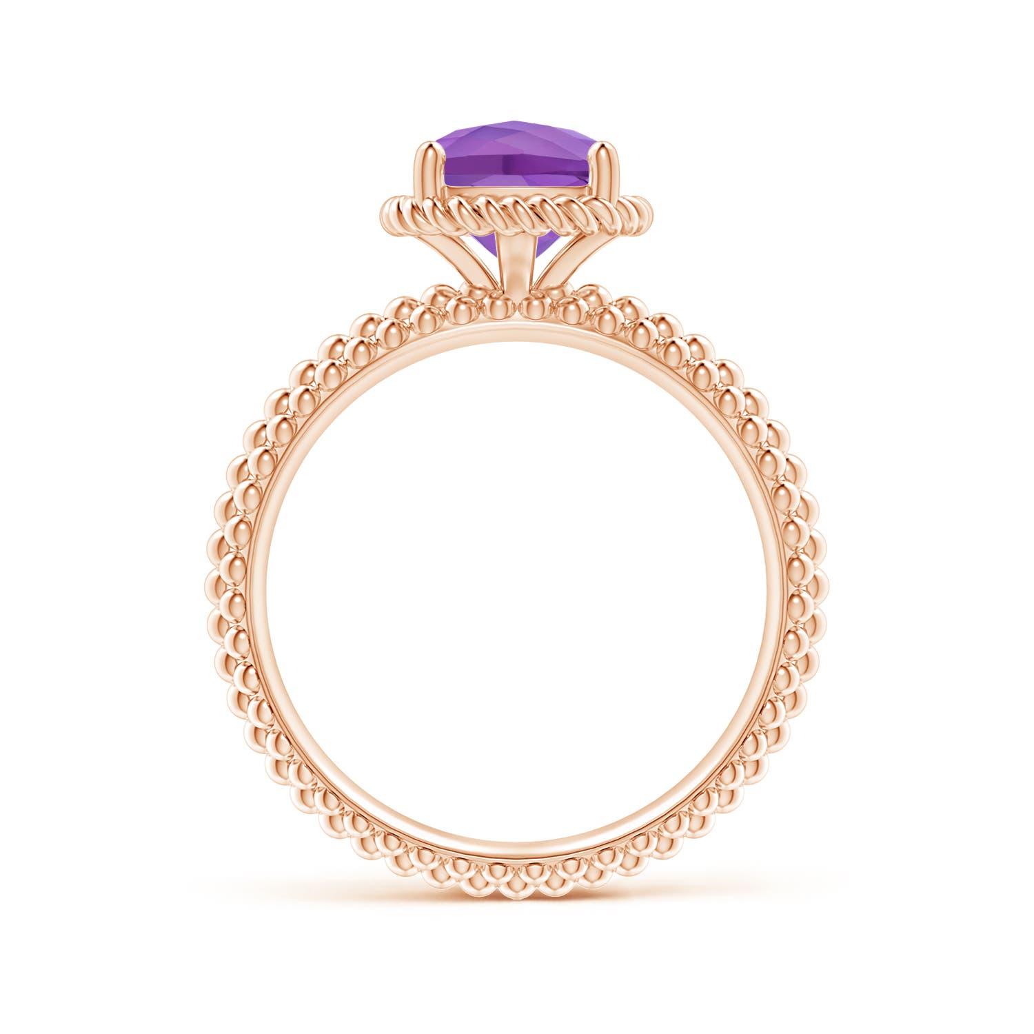 AA - Amethyst / 1.35 CT / 14 KT Rose Gold