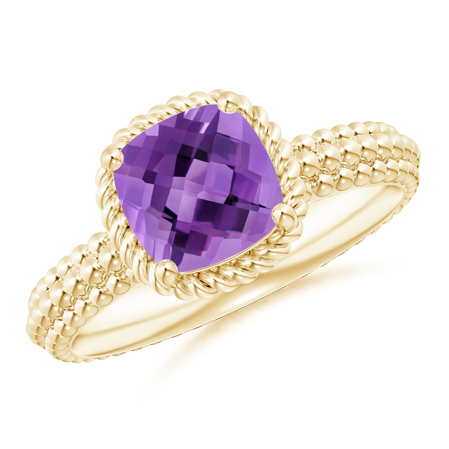 AA - Amethyst / 1.35 CT / 14 KT Yellow Gold