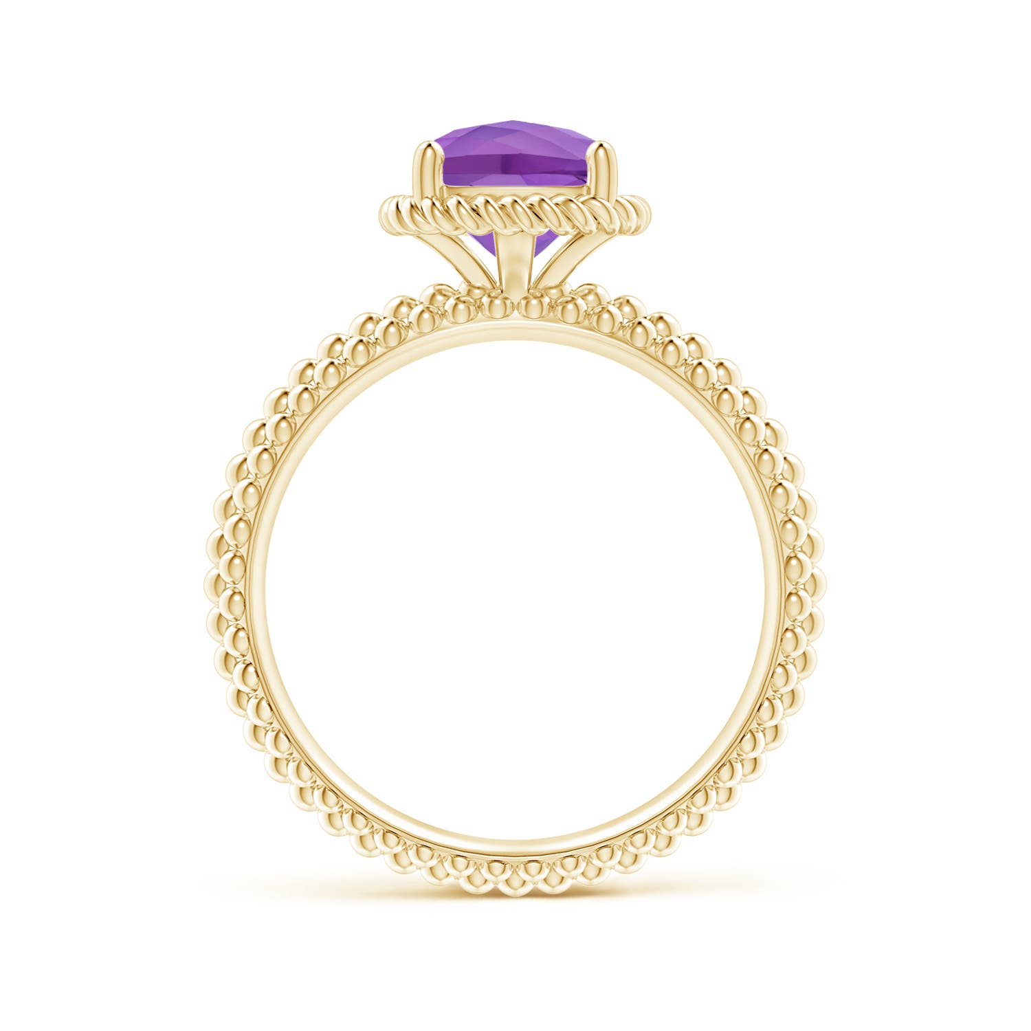 AA - Amethyst / 1.35 CT / 14 KT Yellow Gold