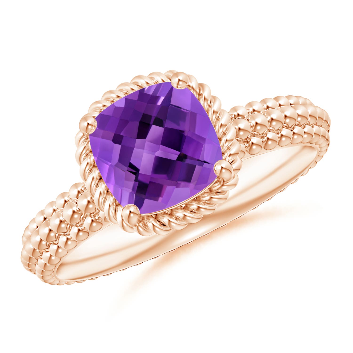 AAA - Amethyst / 1.35 CT / 14 KT Rose Gold