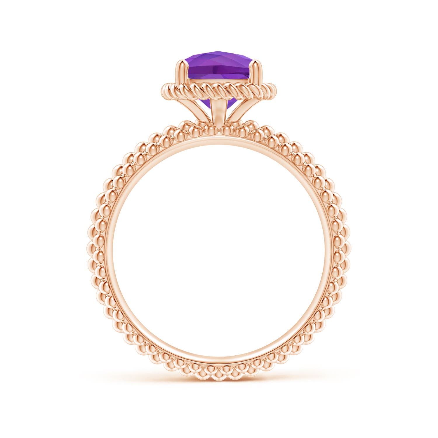 AAA - Amethyst / 1.35 CT / 14 KT Rose Gold