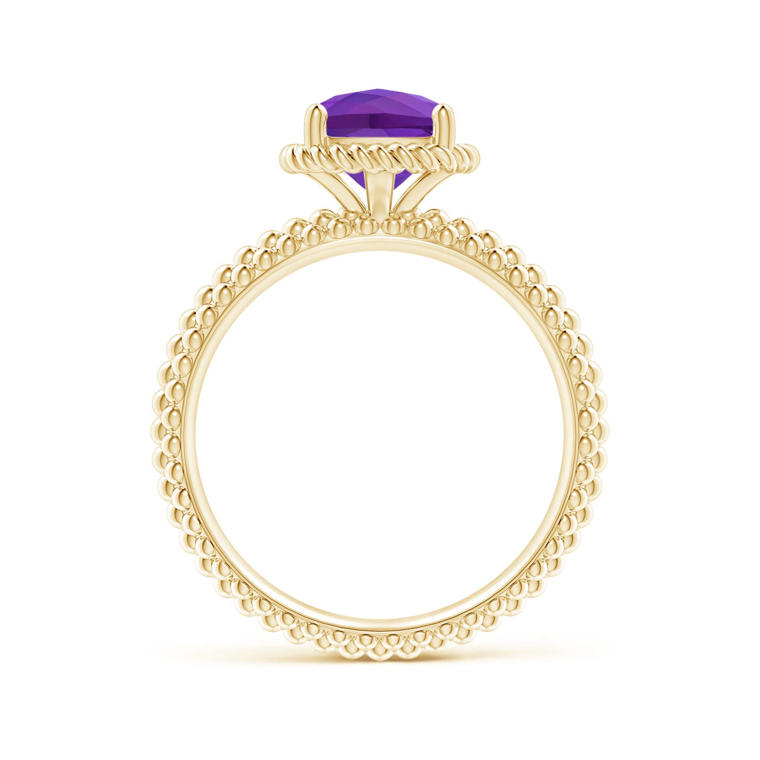 AAAA - Amethyst / 1.35 CT / 14 KT Yellow Gold