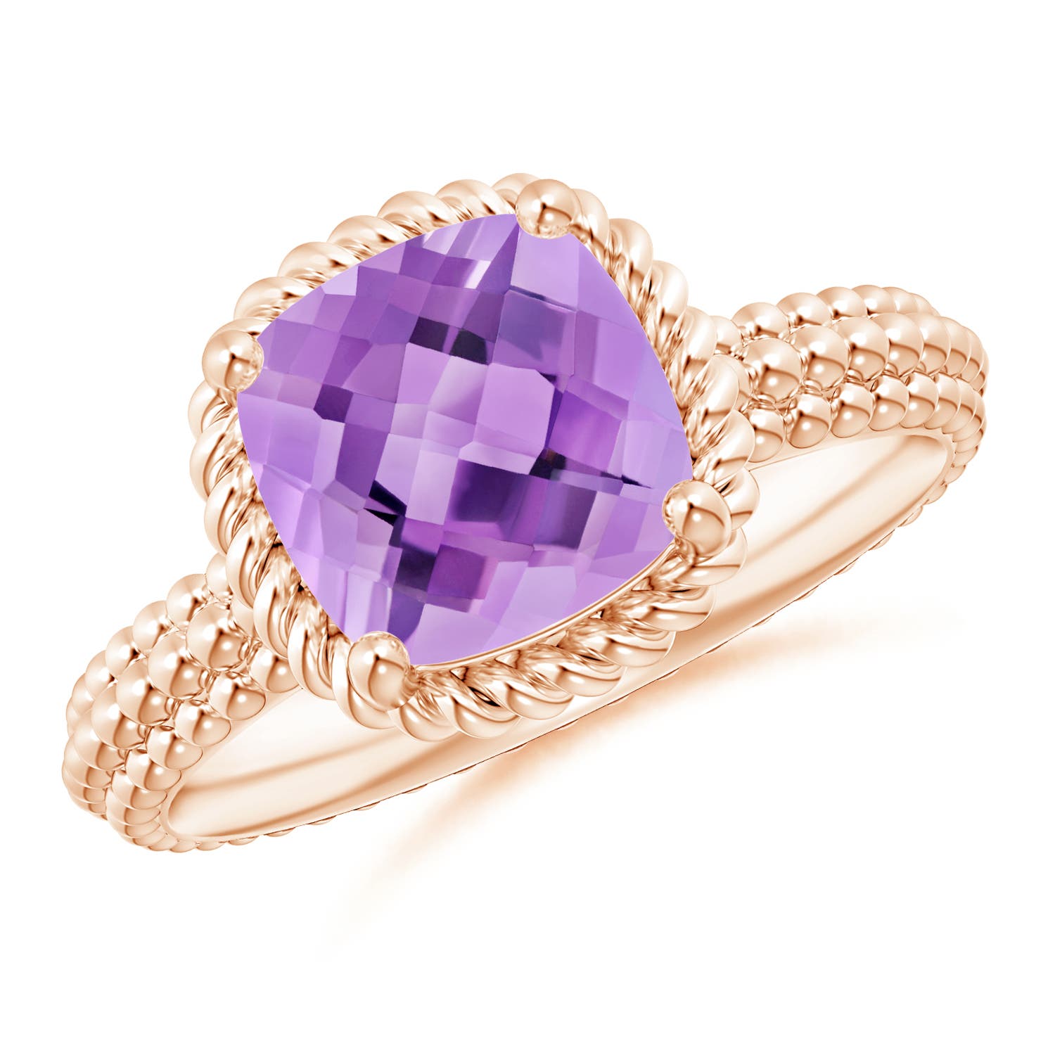 A - Amethyst / 2.2 CT / 14 KT Rose Gold