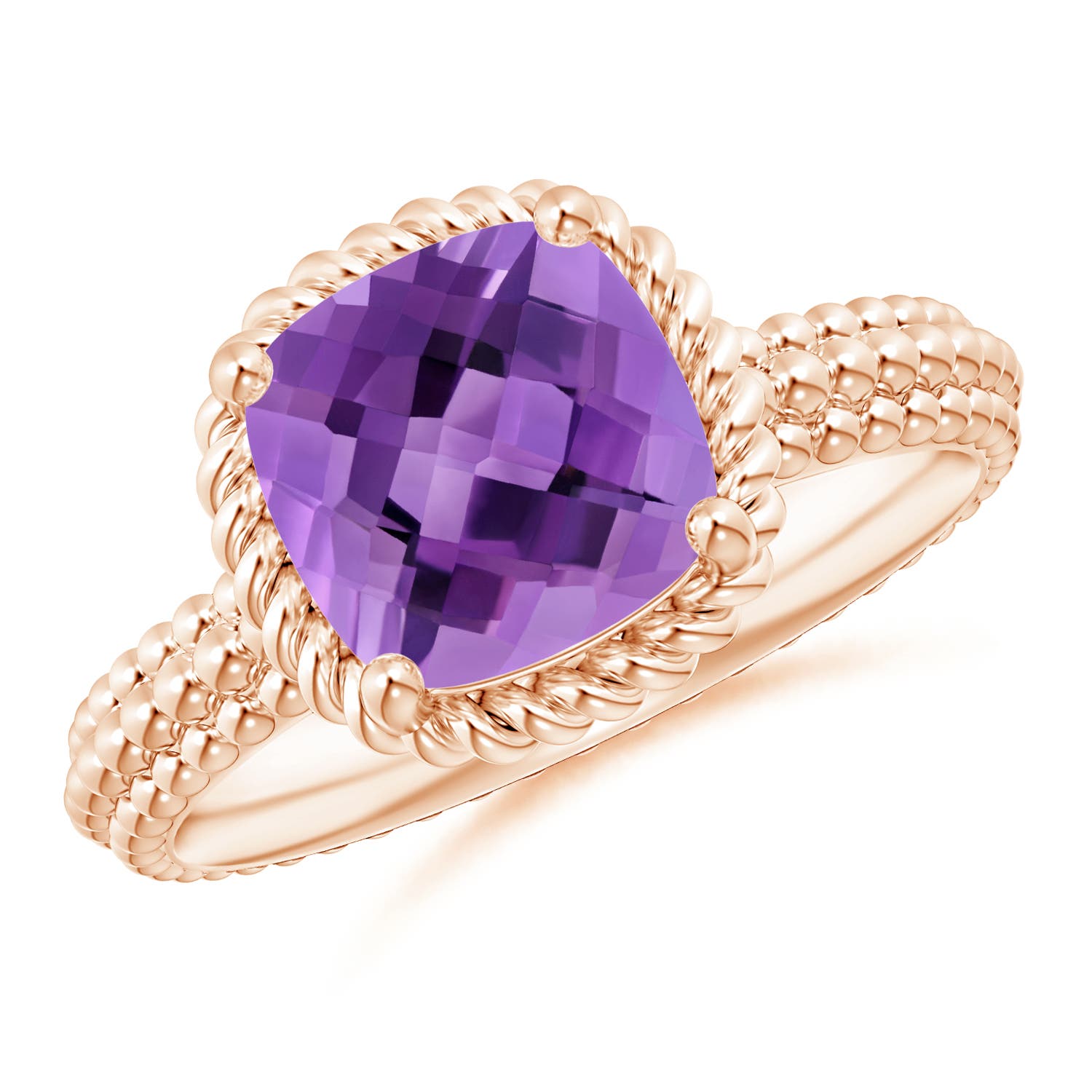 AA - Amethyst / 2.2 CT / 14 KT Rose Gold