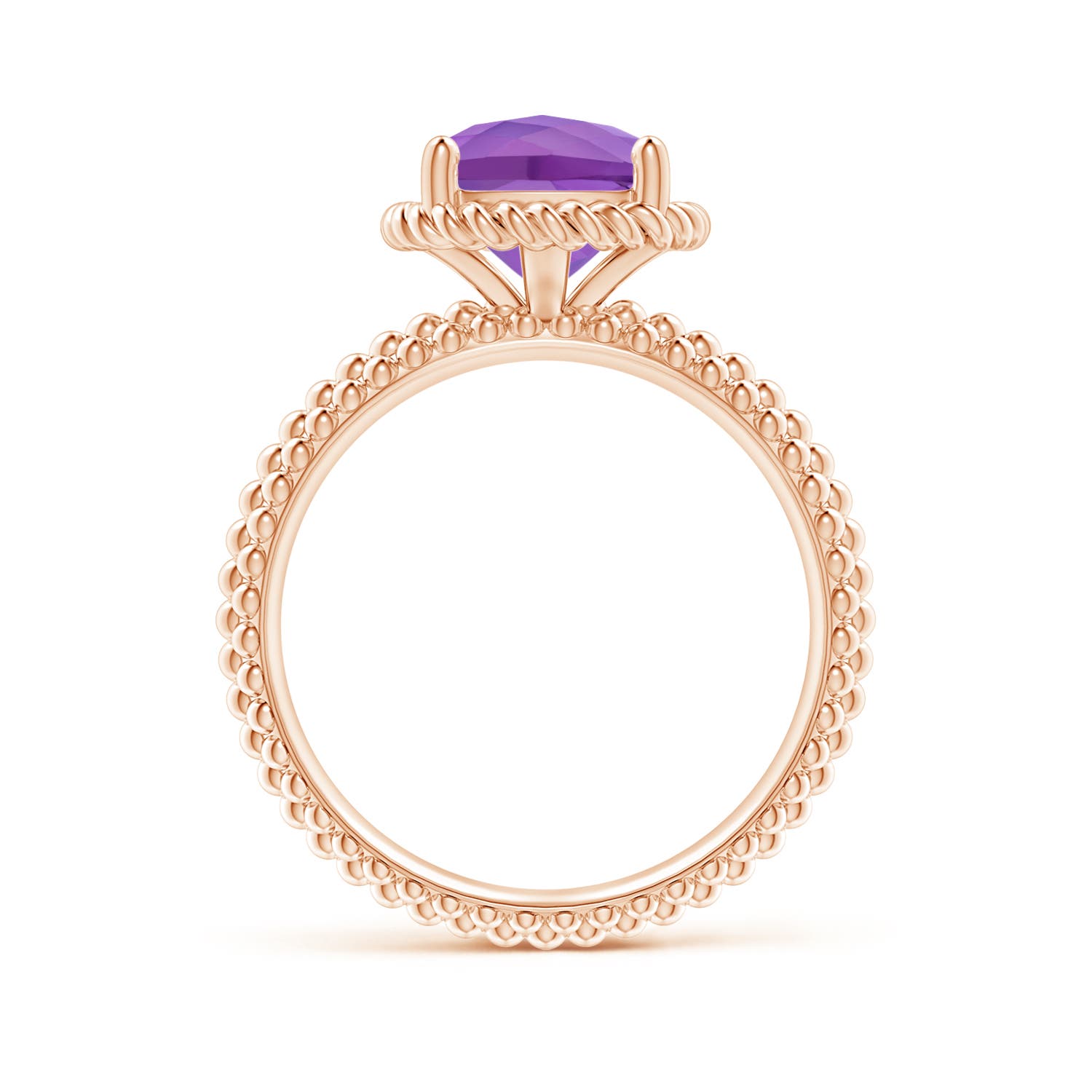 AA - Amethyst / 2.2 CT / 14 KT Rose Gold