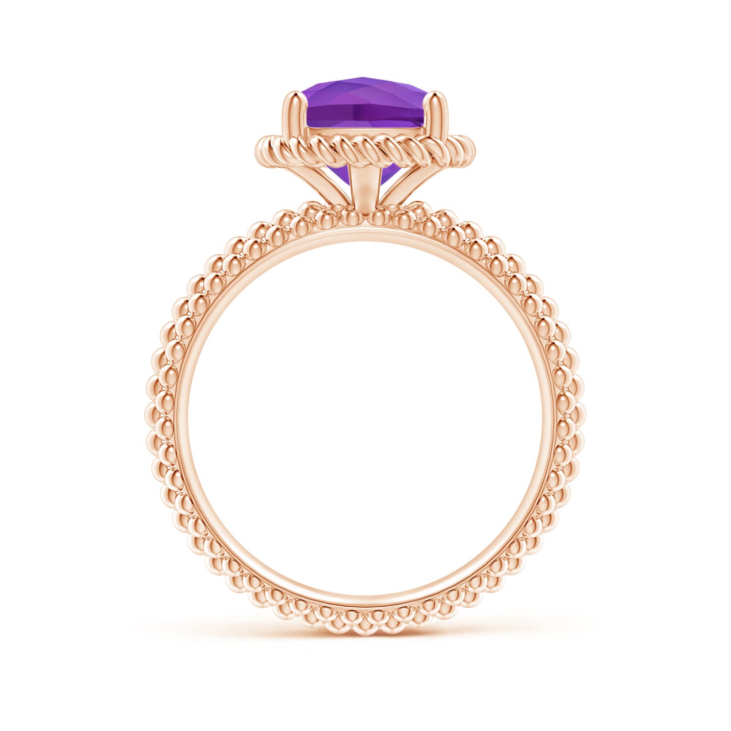 AAA - Amethyst / 2.2 CT / 14 KT Rose Gold