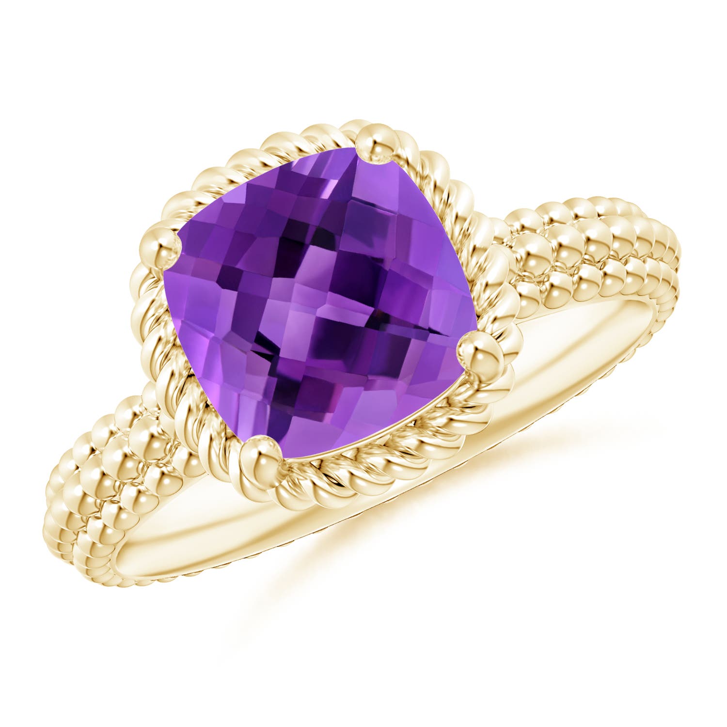 AAA - Amethyst / 2.2 CT / 14 KT Yellow Gold