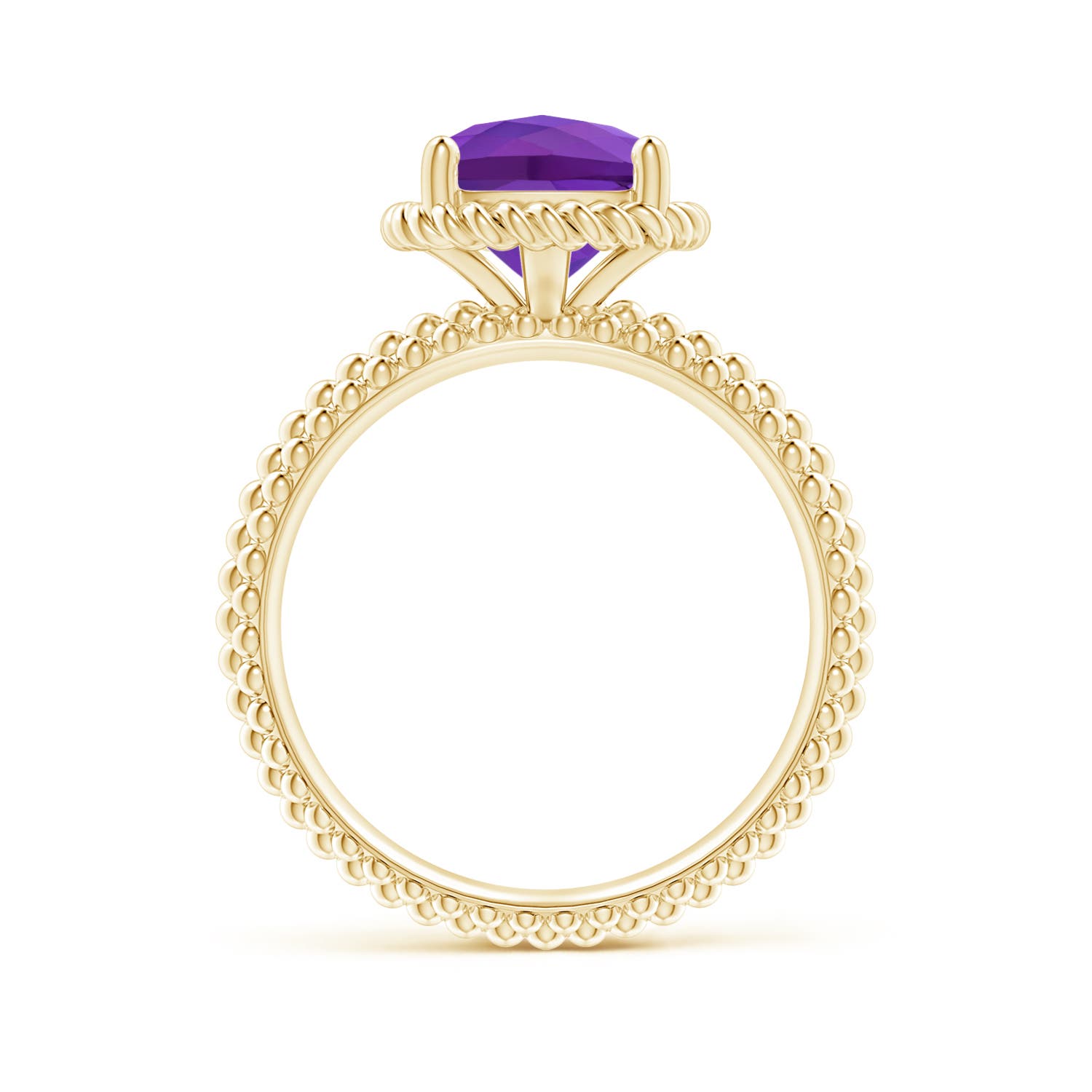 AAAA - Amethyst / 2.2 CT / 14 KT Yellow Gold