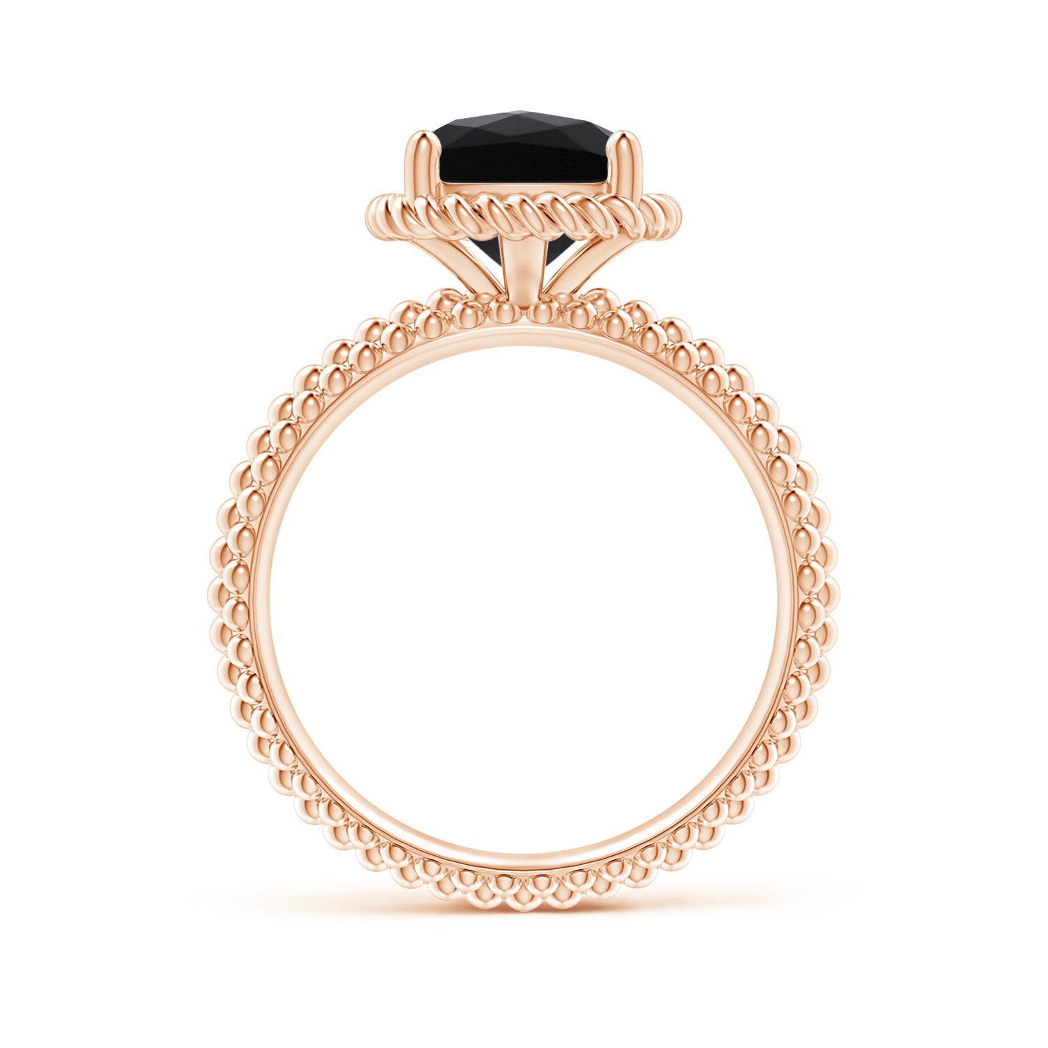 AAA - Black Onyx / 2.25 CT / 14 KT Rose Gold