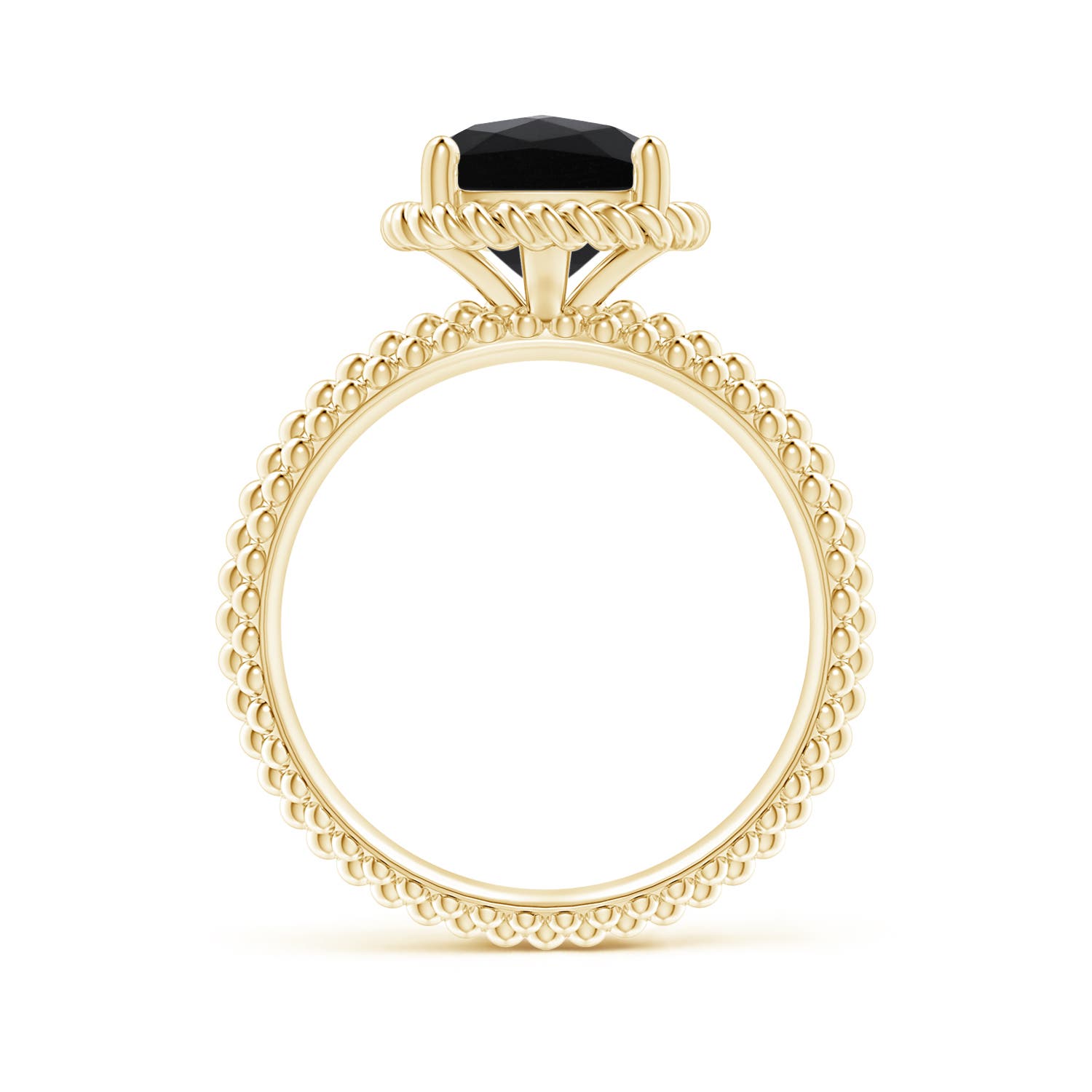 AAA - Black Onyx / 2.25 CT / 14 KT Yellow Gold