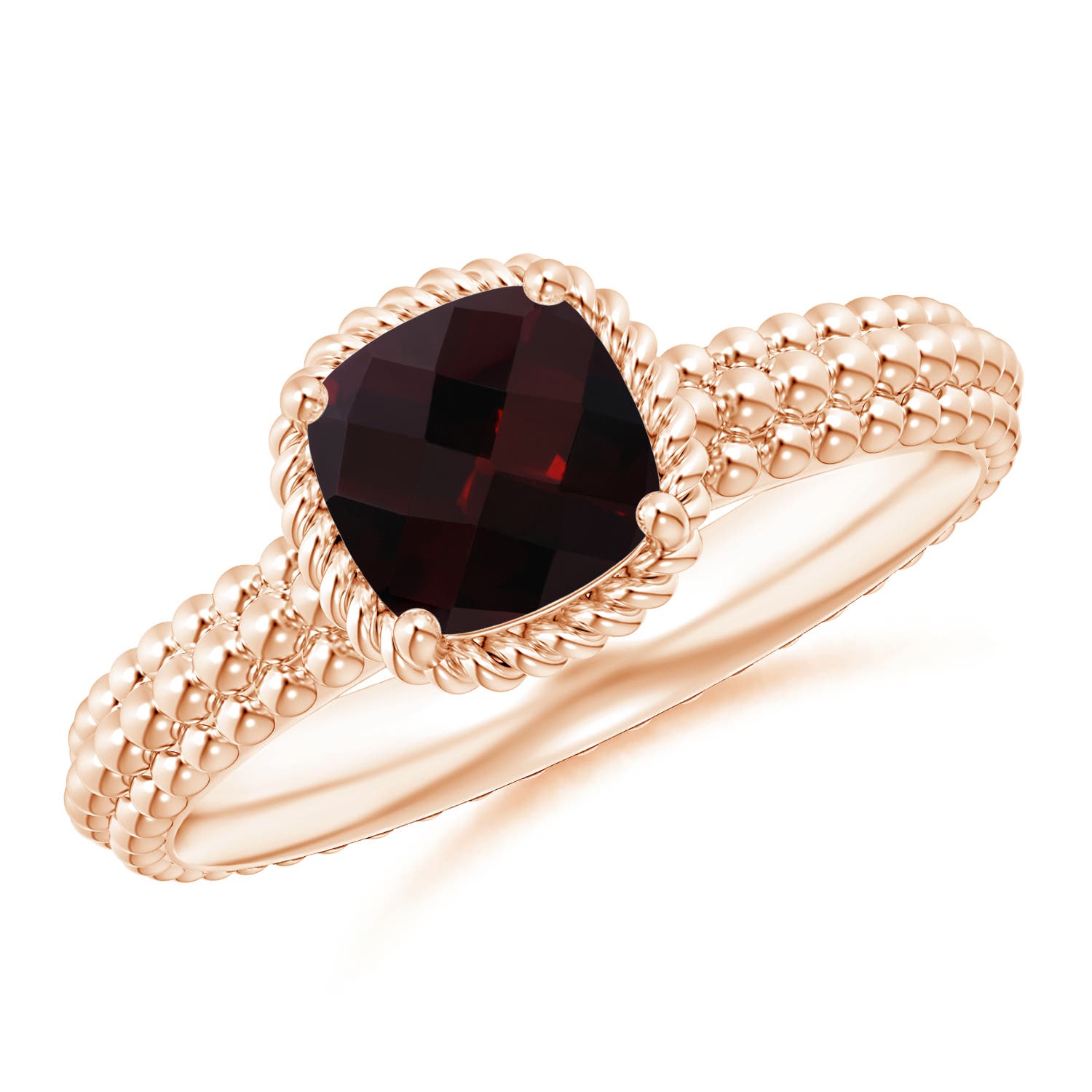 AA - Garnet / 1.25 CT / 14 KT Rose Gold