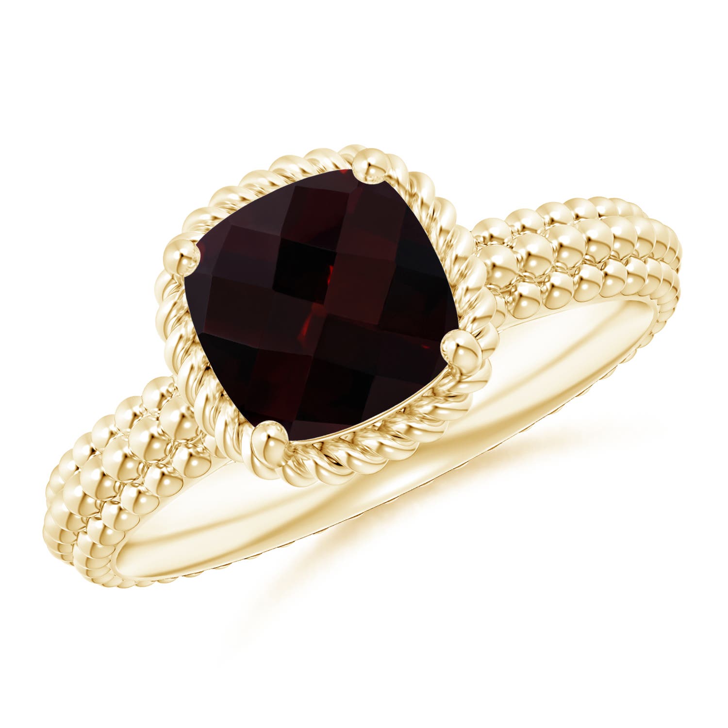 A - Garnet / 1.7 CT / 14 KT Yellow Gold