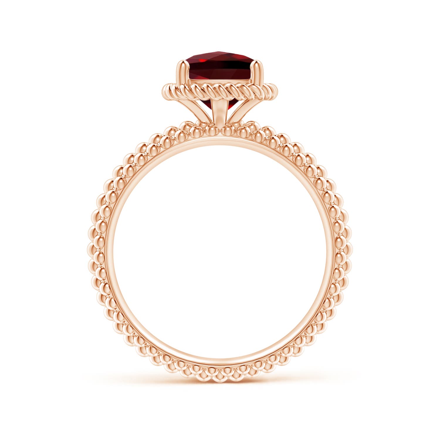 AAAA - Garnet / 1.7 CT / 14 KT Rose Gold