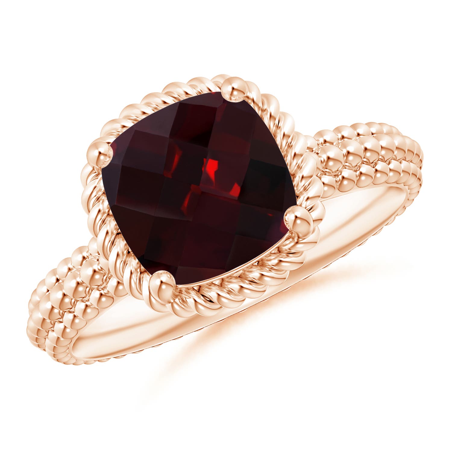 AAA - Garnet / 3.23 CT / 14 KT Rose Gold