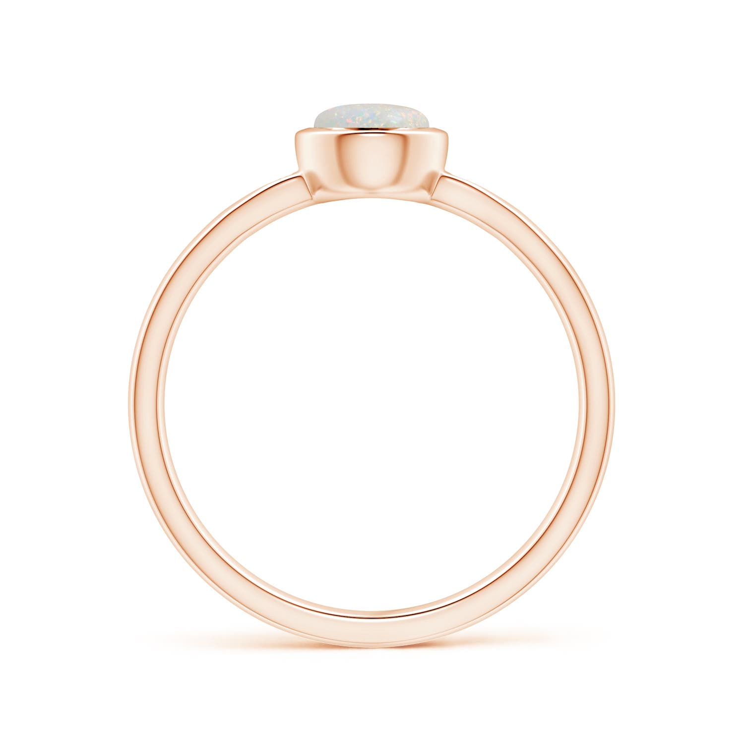 AA - Opal / 0.34 CT / 14 KT Rose Gold