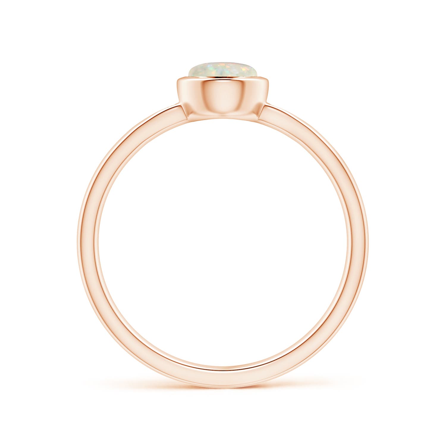 AAA - Opal / 0.34 CT / 14 KT Rose Gold