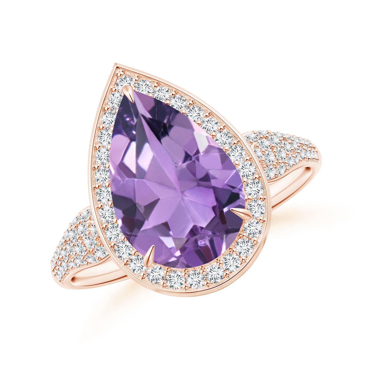 A - Amethyst / 3.07 CT / 14 KT Rose Gold