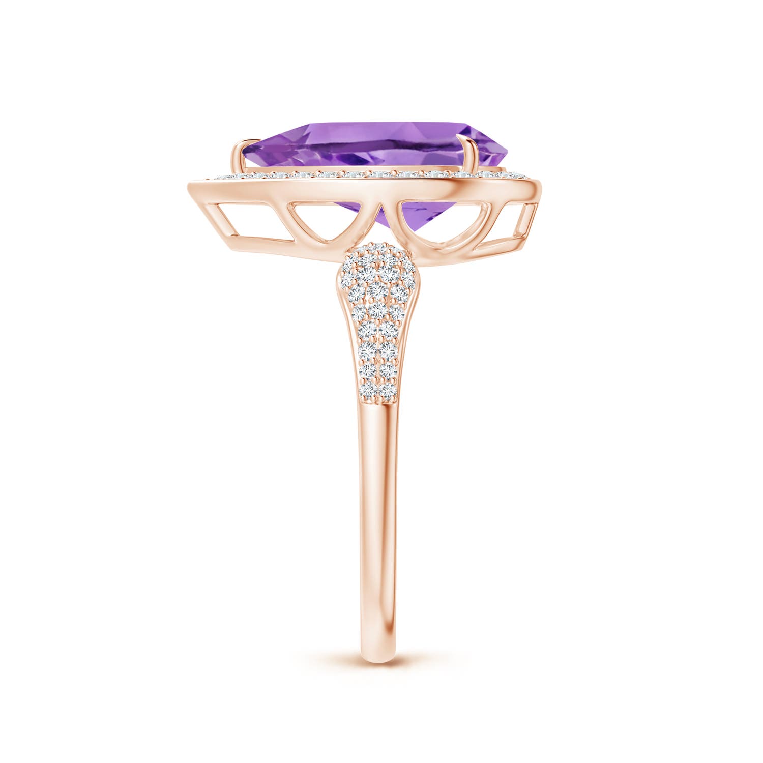 A - Amethyst / 3.07 CT / 14 KT Rose Gold