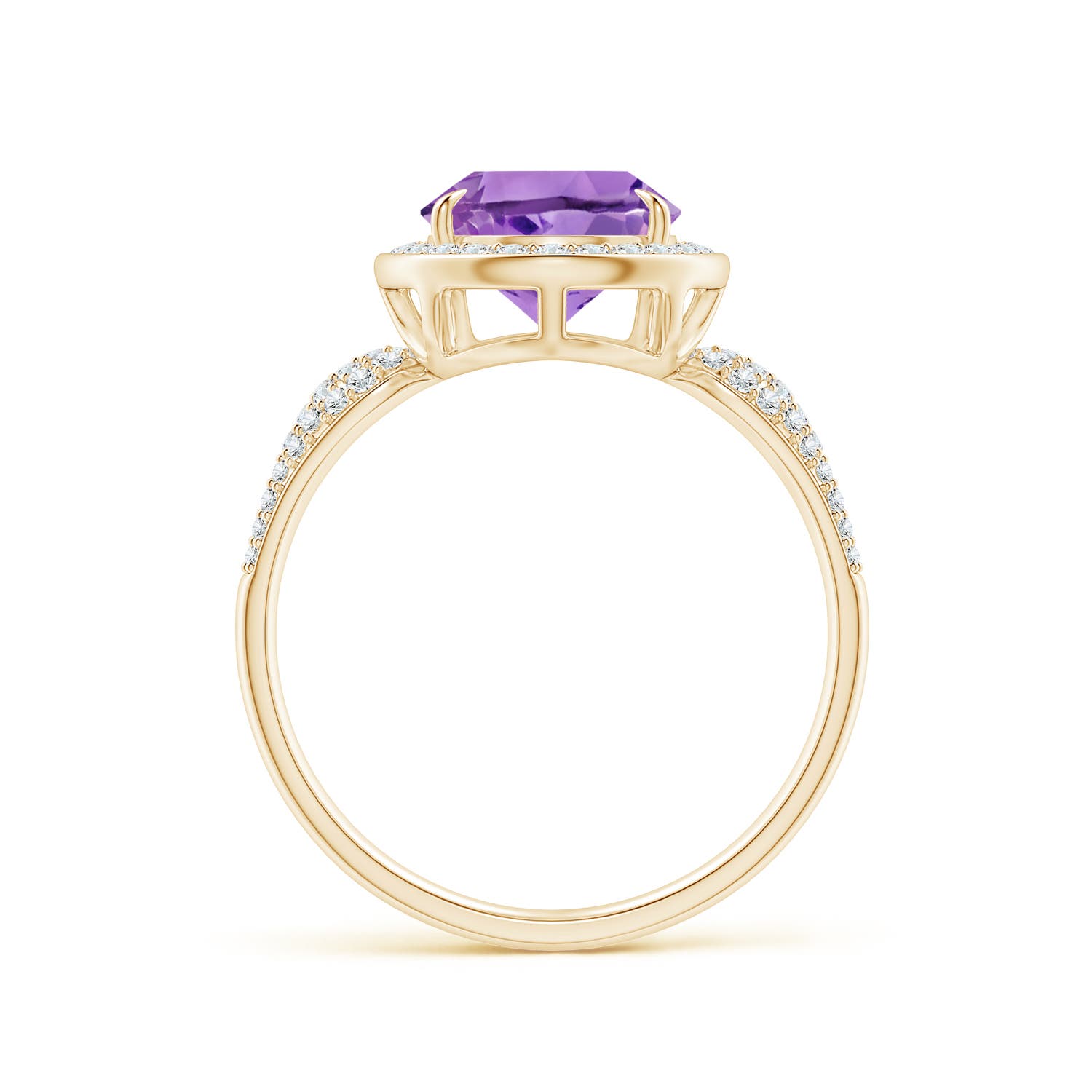 A - Amethyst / 3.07 CT / 14 KT Yellow Gold