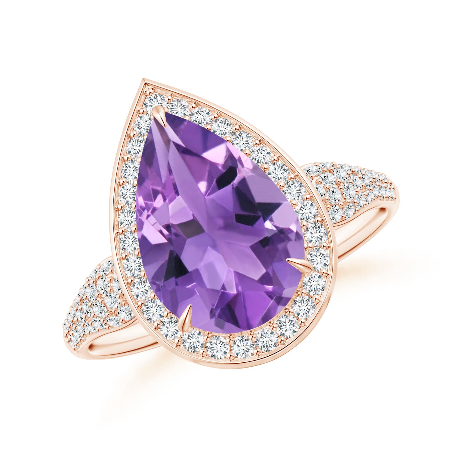 AA - Amethyst / 3.07 CT / 14 KT Rose Gold