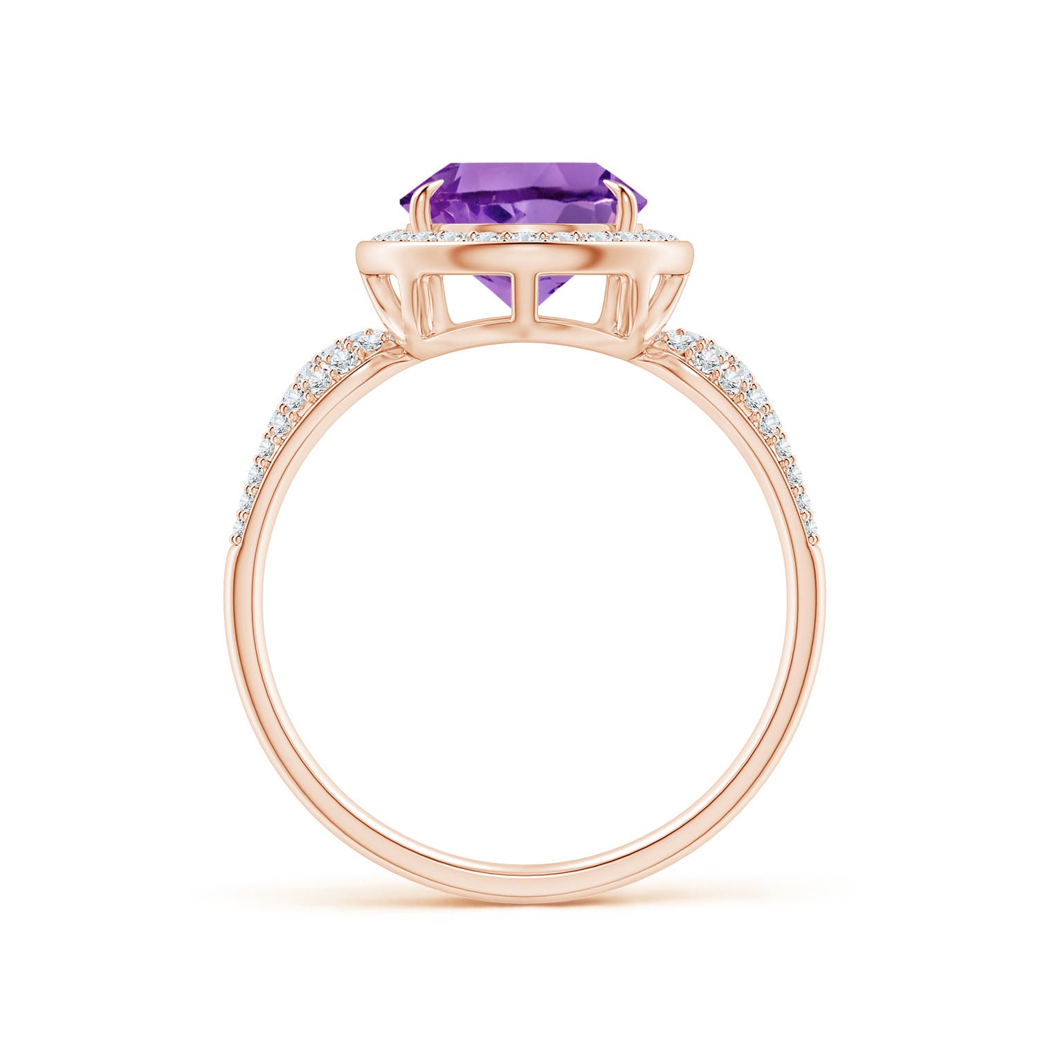 AA - Amethyst / 3.07 CT / 14 KT Rose Gold