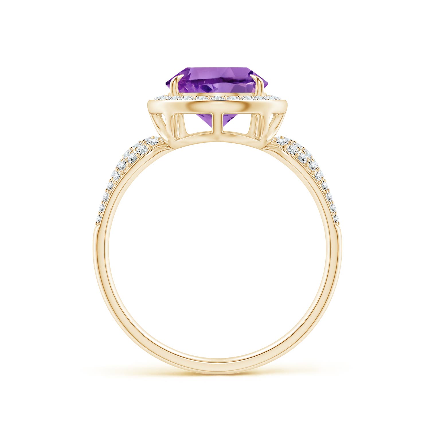 AA - Amethyst / 3.07 CT / 14 KT Yellow Gold