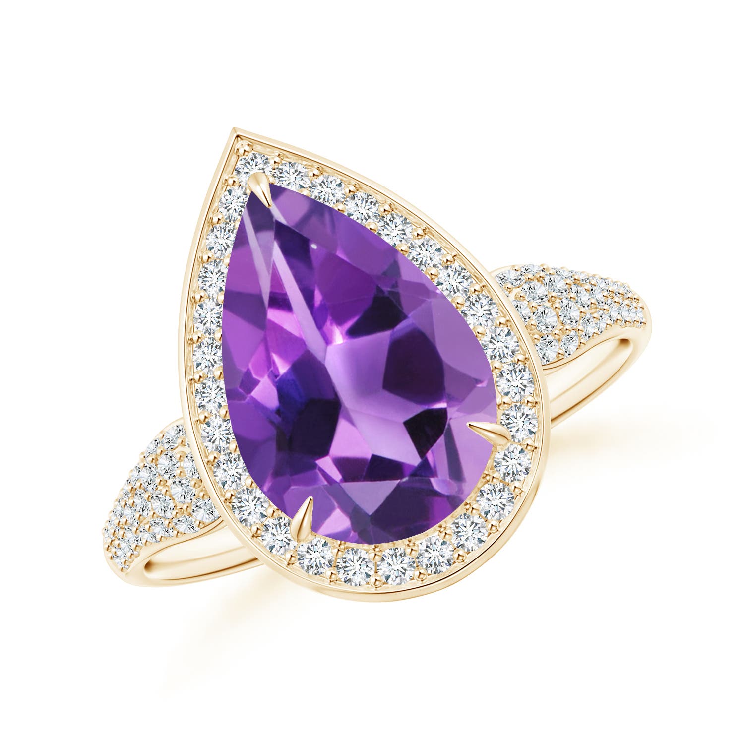 AAA - Amethyst / 3.07 CT / 14 KT Yellow Gold