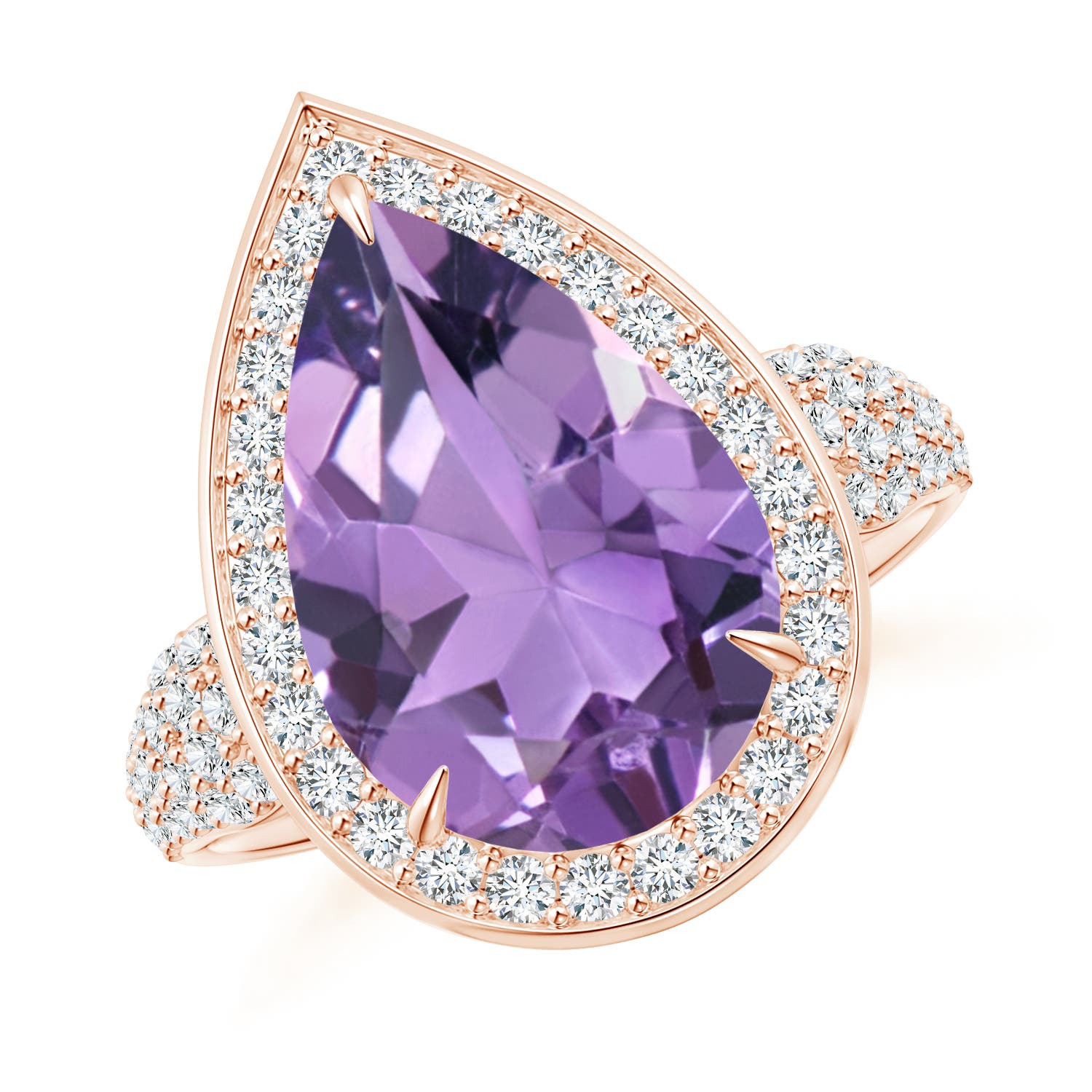 A - Amethyst / 5.48 CT / 14 KT Rose Gold