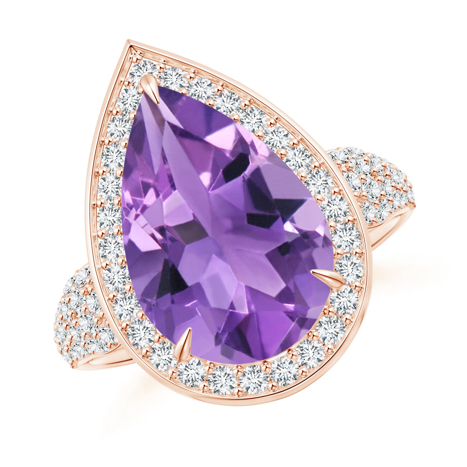 AA - Amethyst / 5.48 CT / 14 KT Rose Gold