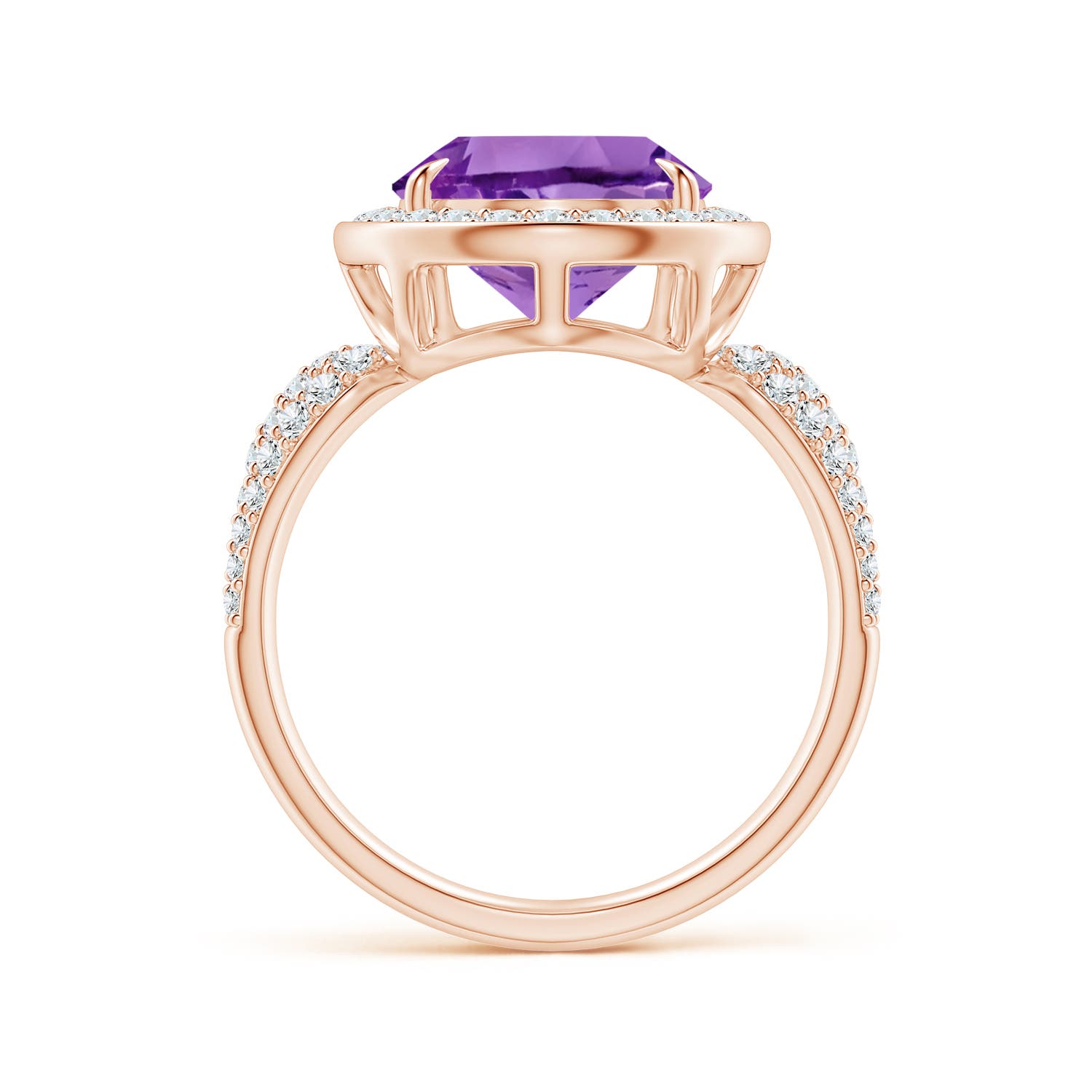 AA - Amethyst / 5.48 CT / 14 KT Rose Gold