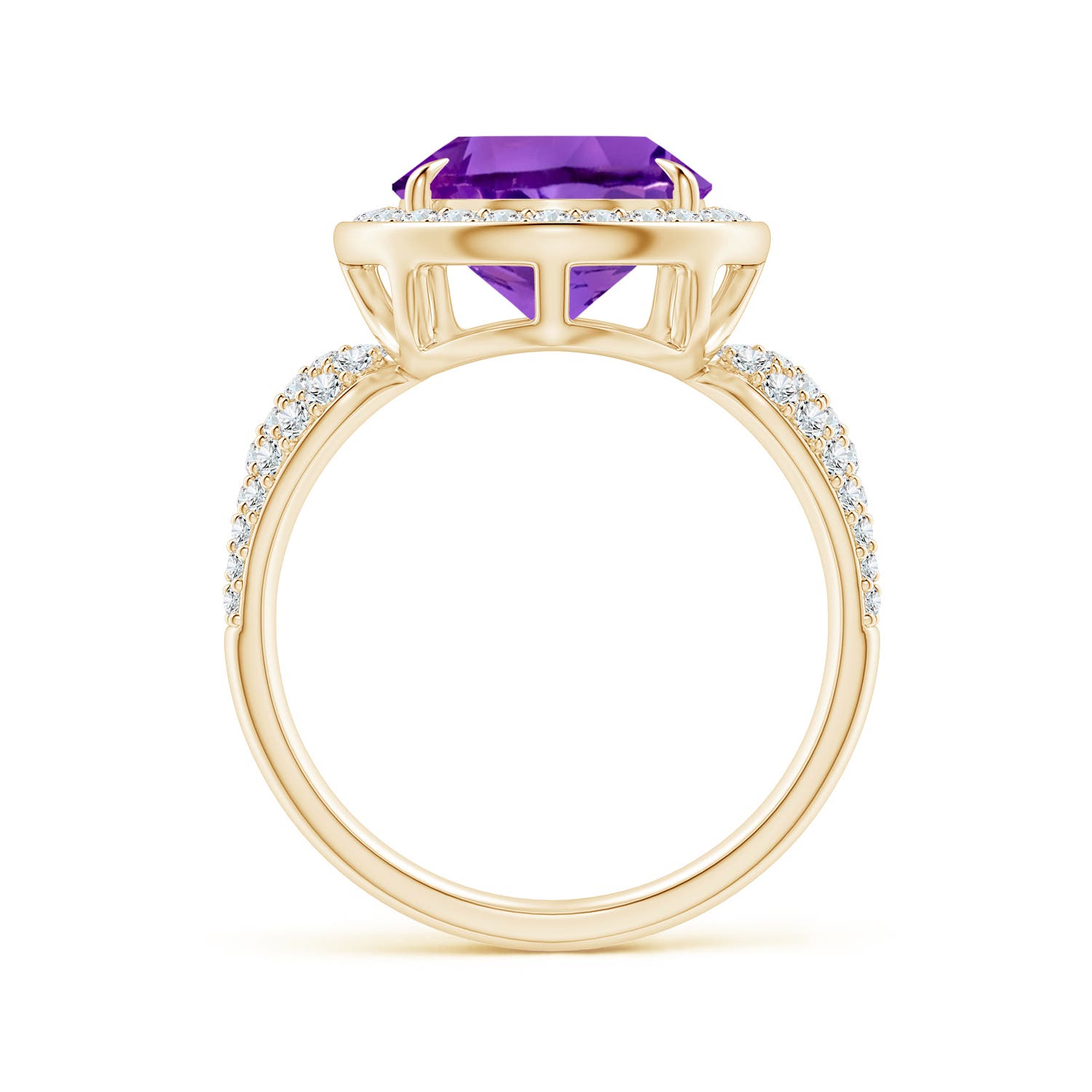 AAA - Amethyst / 5.48 CT / 14 KT Yellow Gold