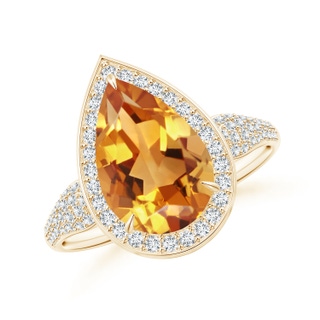 Pear AA Citrine