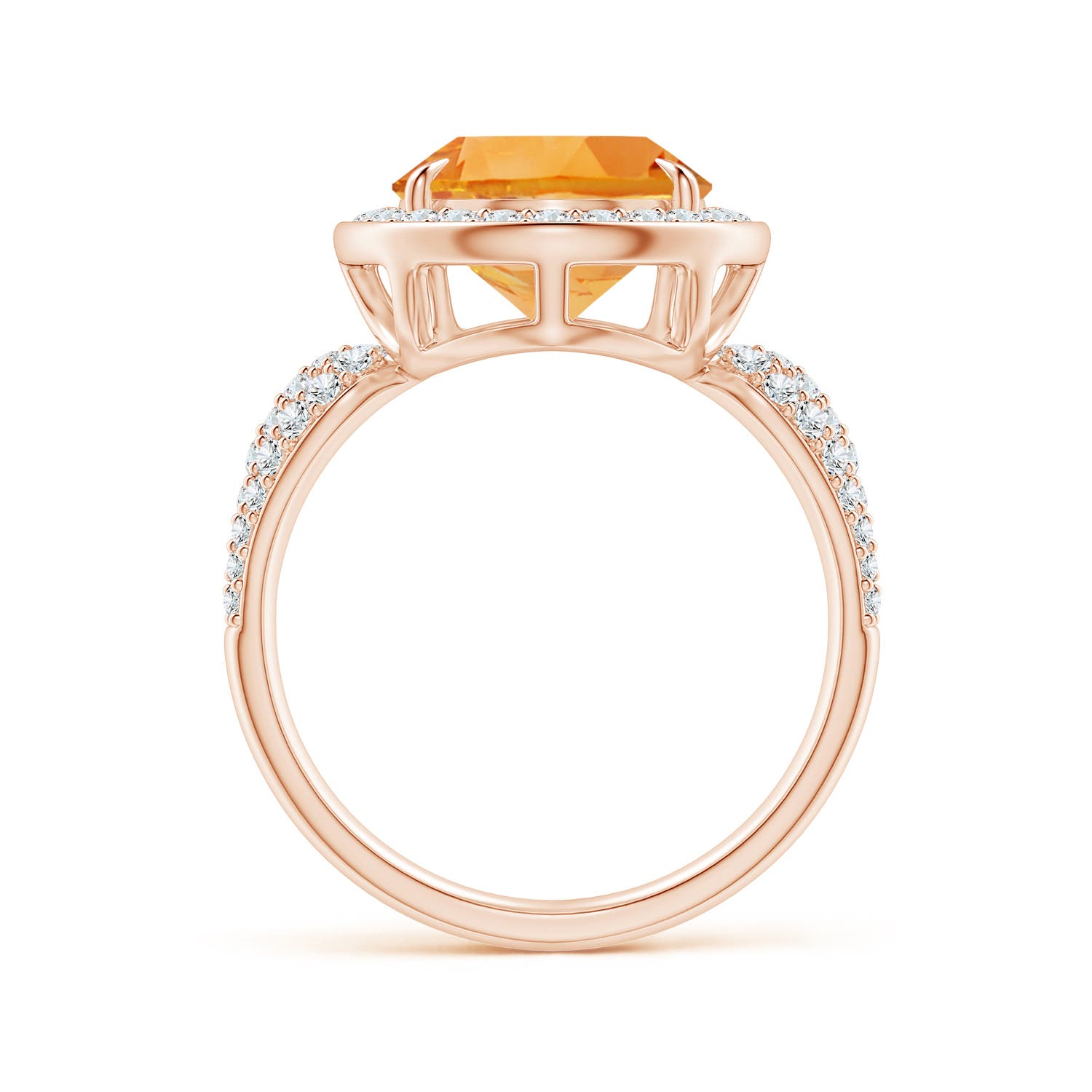 AA - Citrine / 5.48 CT / 14 KT Rose Gold