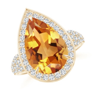 Pear AA Citrine