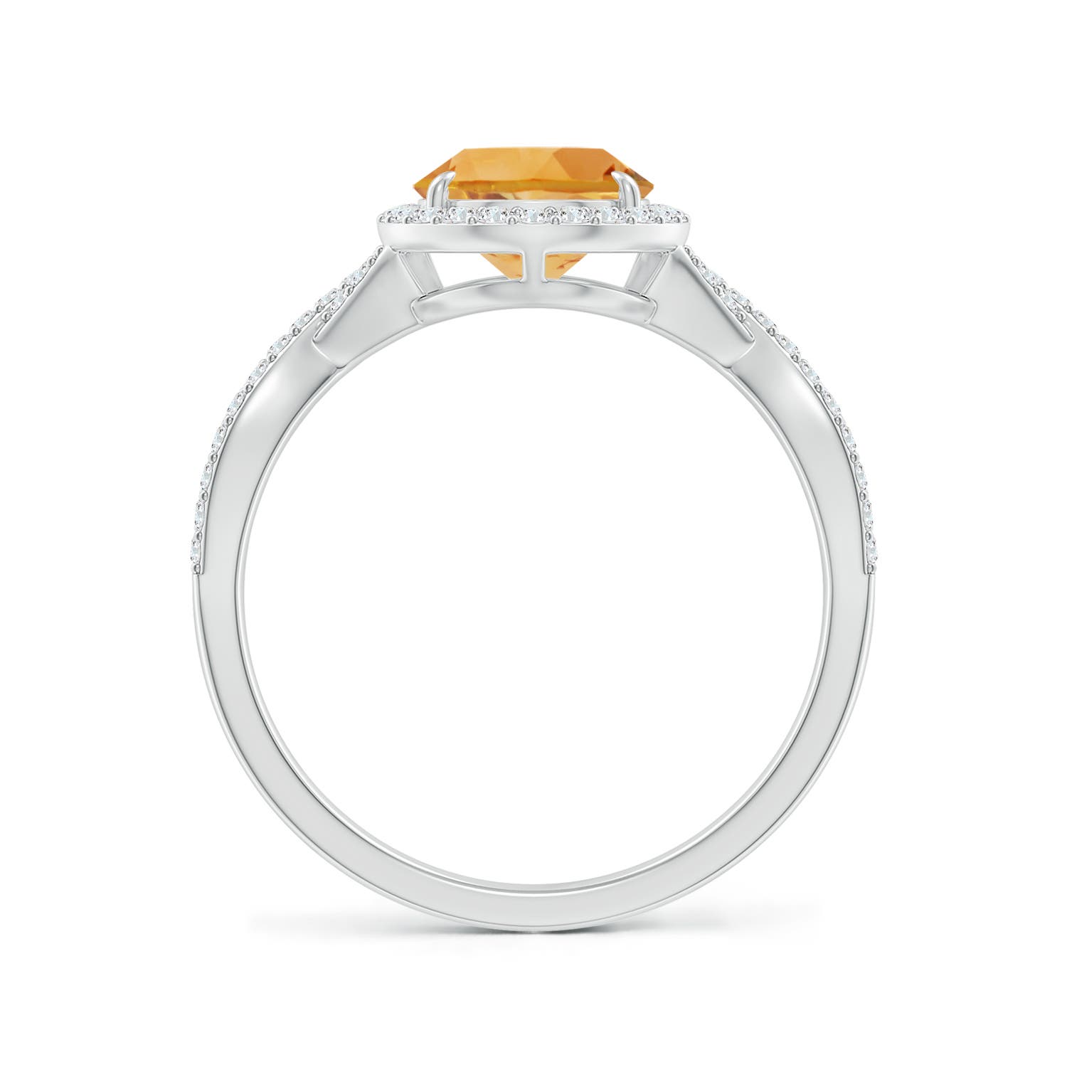 A - Citrine / 2.22 CT / 14 KT White Gold