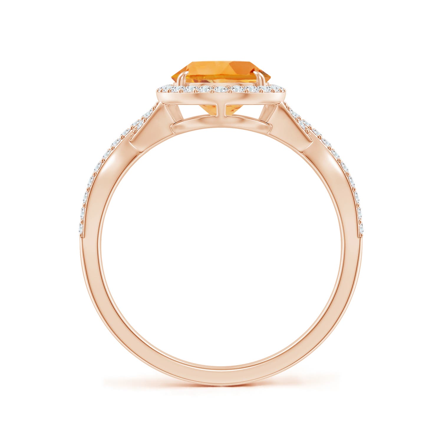 AA - Citrine / 2.22 CT / 14 KT Rose Gold