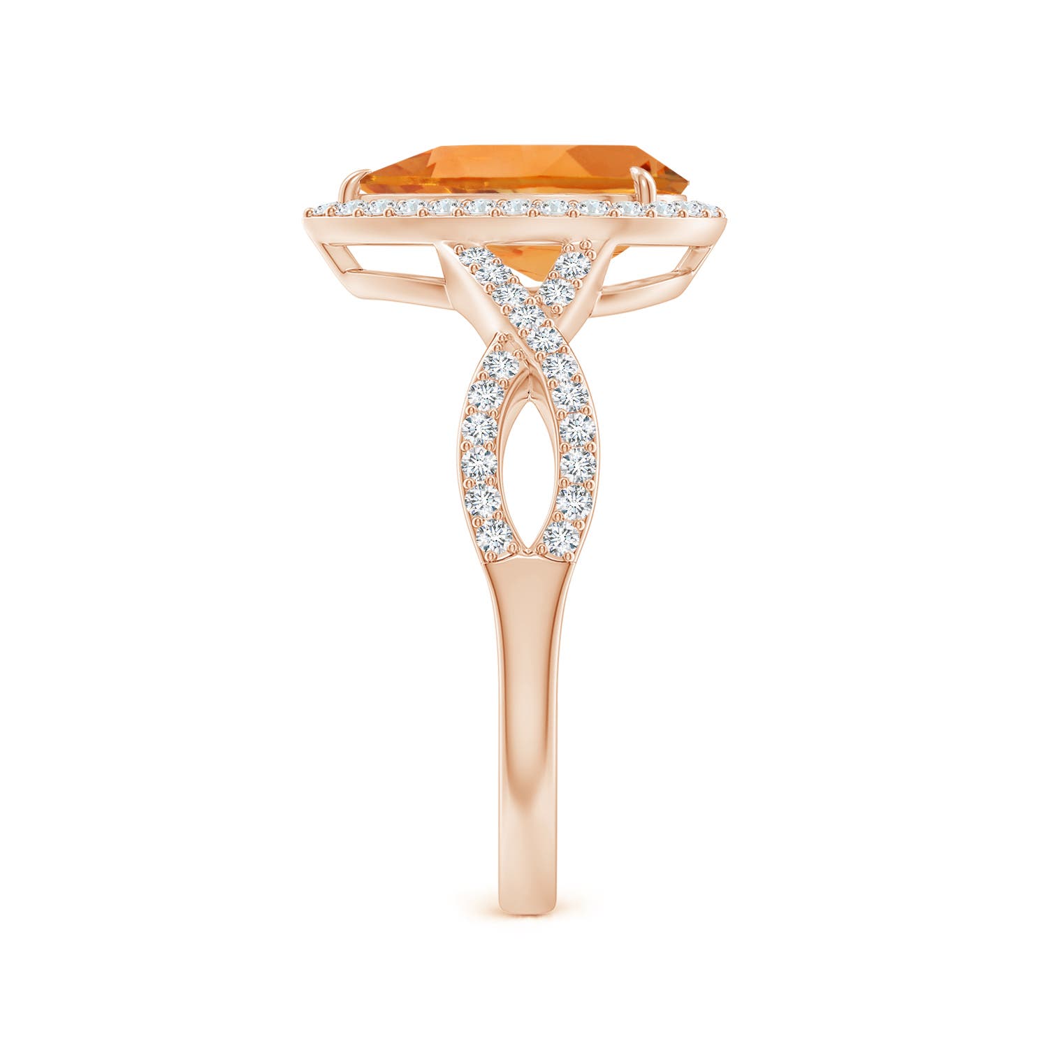 AAA - Citrine / 2.22 CT / 14 KT Rose Gold