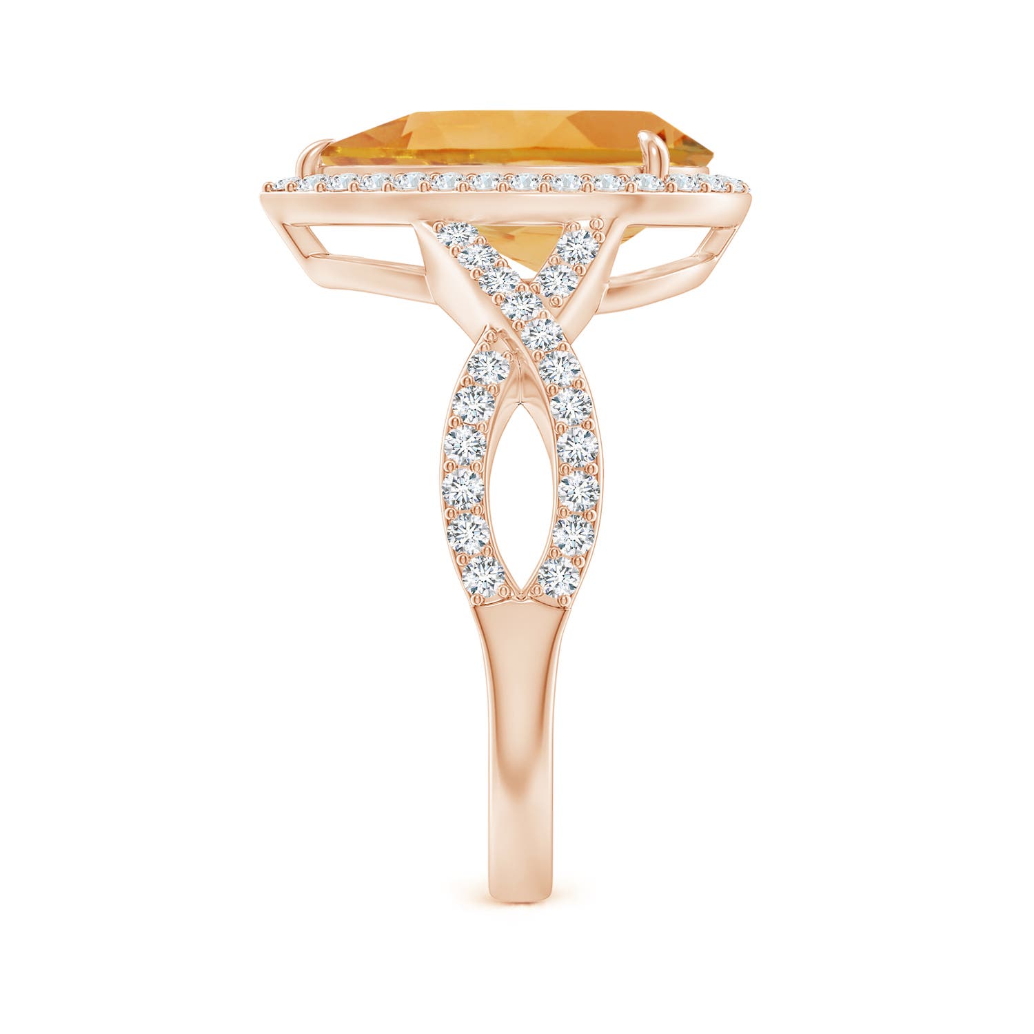 A - Citrine / 2.75 CT / 14 KT Rose Gold