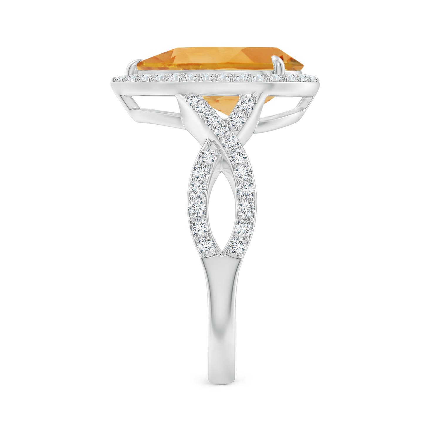 A - Citrine / 2.75 CT / 14 KT White Gold