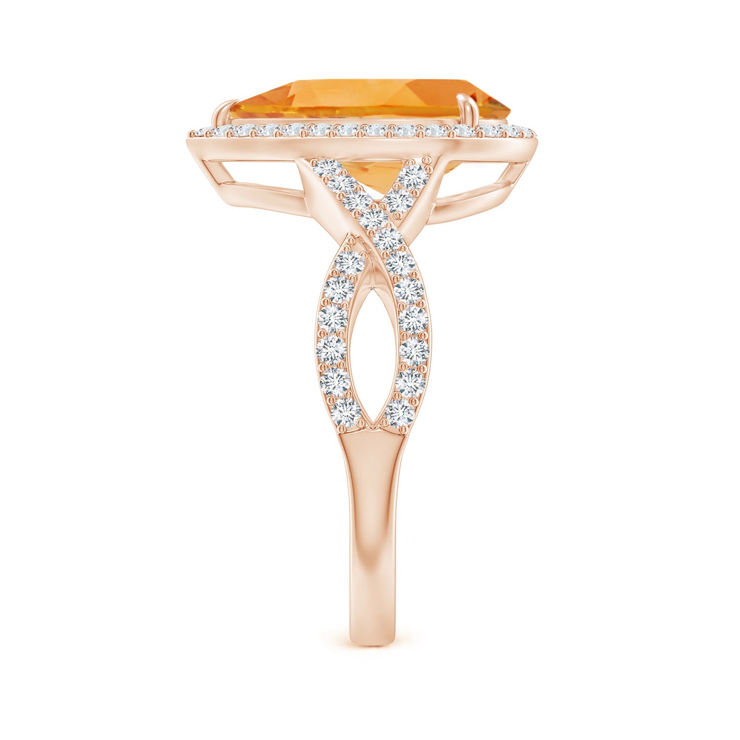 AA - Citrine / 2.75 CT / 14 KT Rose Gold