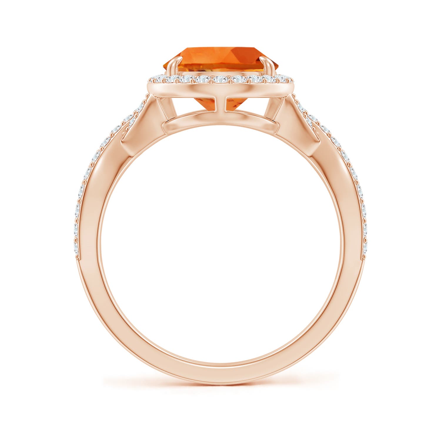 AAAA - Citrine / 2.75 CT / 14 KT Rose Gold