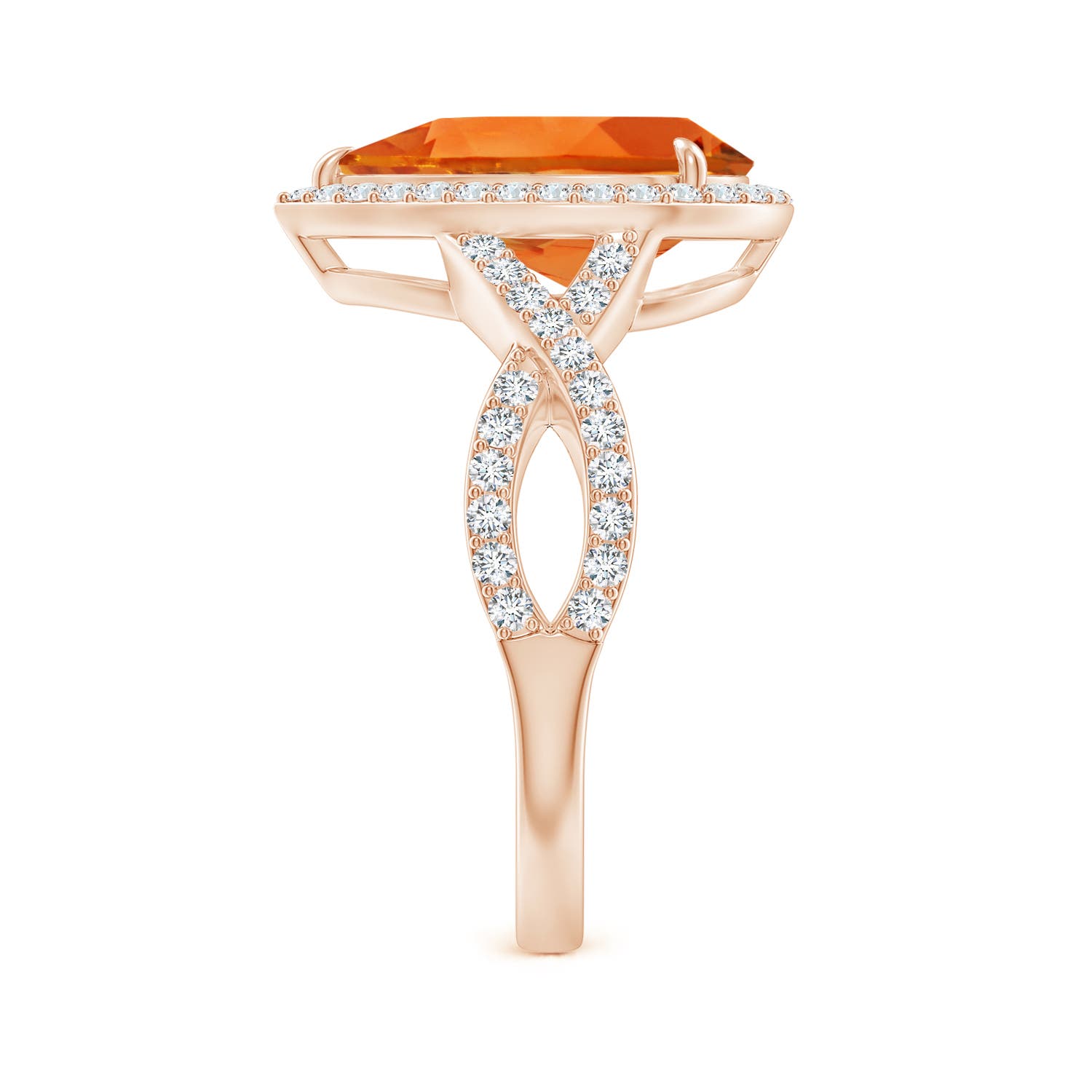 AAAA - Citrine / 2.75 CT / 14 KT Rose Gold