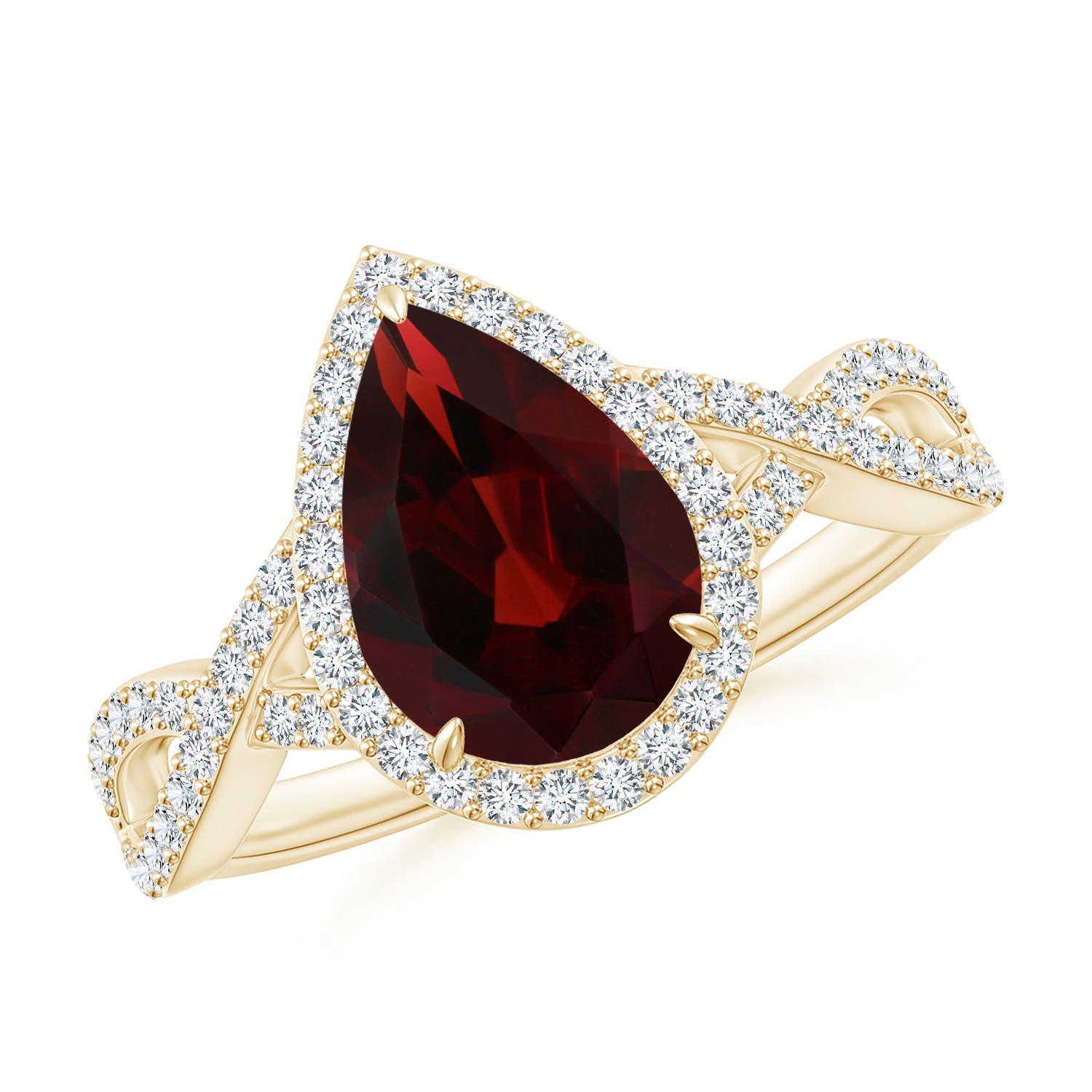 AA - Garnet / 2.42 CT / 14 KT Yellow Gold