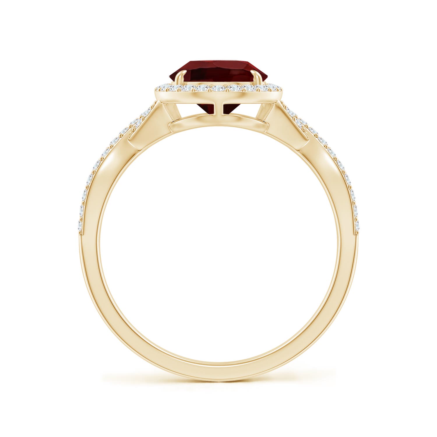 AAA - Garnet / 2.42 CT / 14 KT Yellow Gold