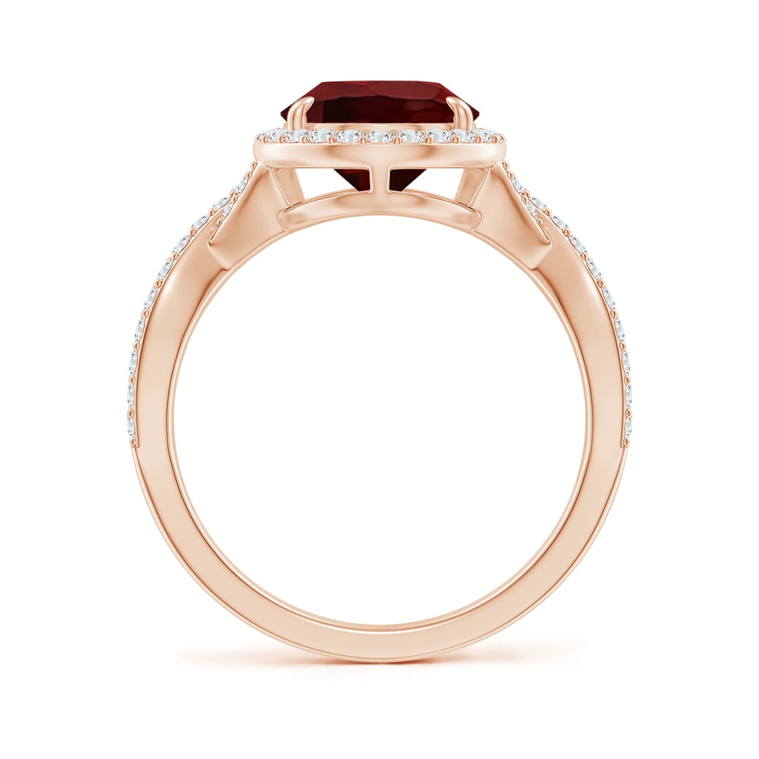 AAA - Garnet / 3.9 CT / 14 KT Rose Gold