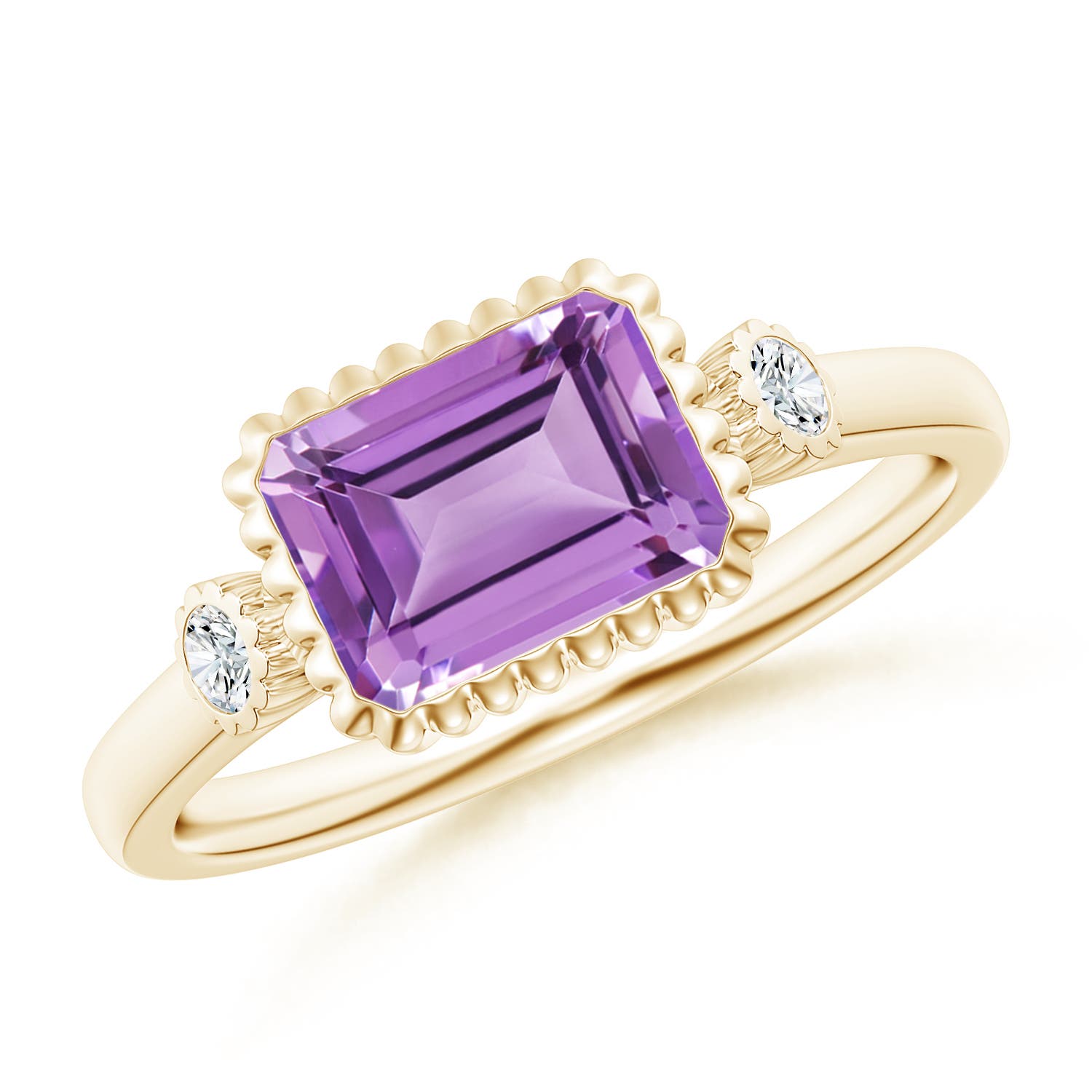 A - Amethyst / 1.59 CT / 14 KT Yellow Gold