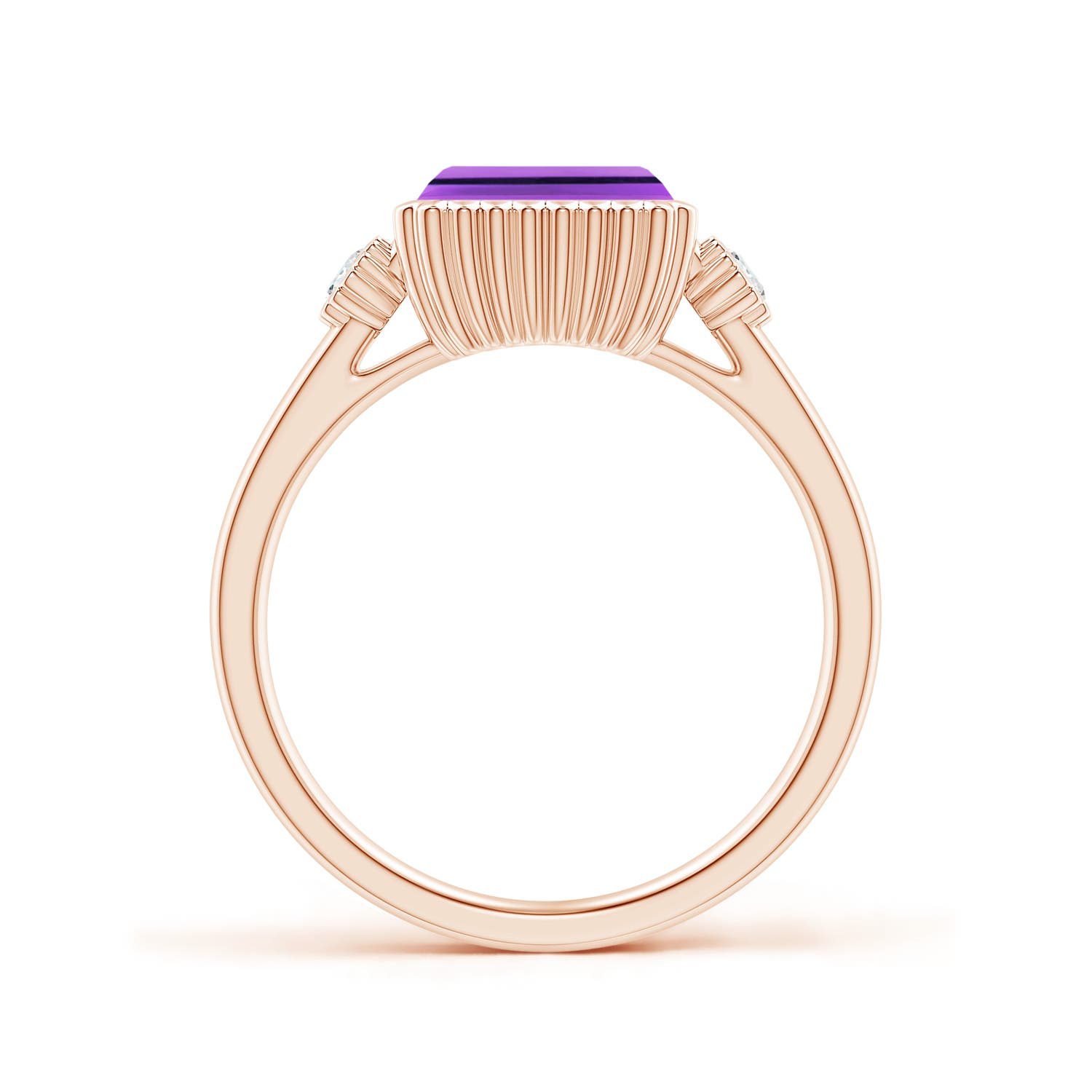 AA - Amethyst / 1.59 CT / 14 KT Rose Gold