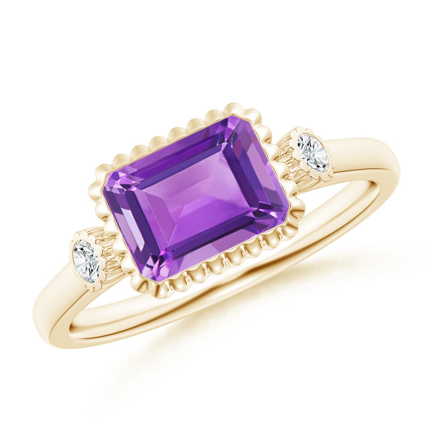 AA - Amethyst / 1.59 CT / 14 KT Yellow Gold