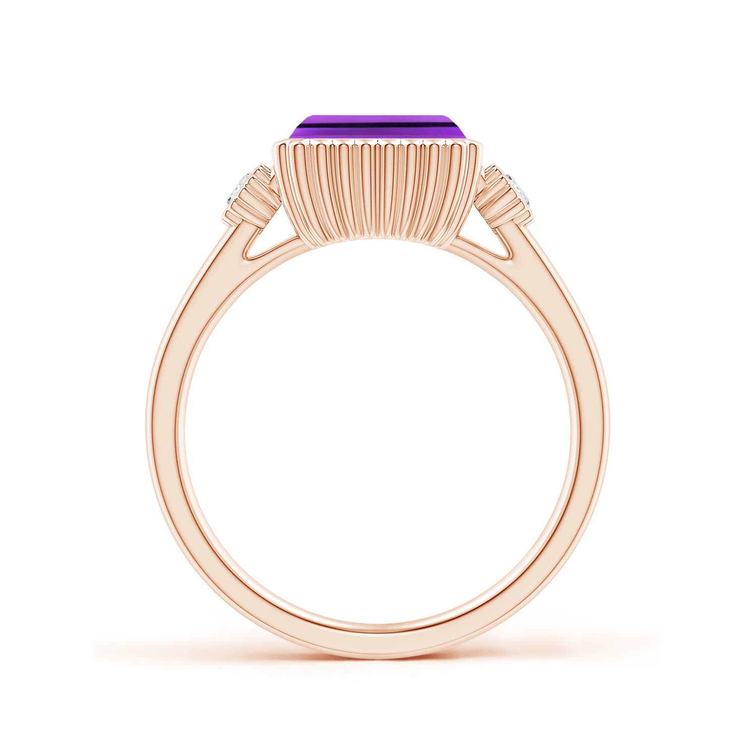 AAA - Amethyst / 1.59 CT / 14 KT Rose Gold