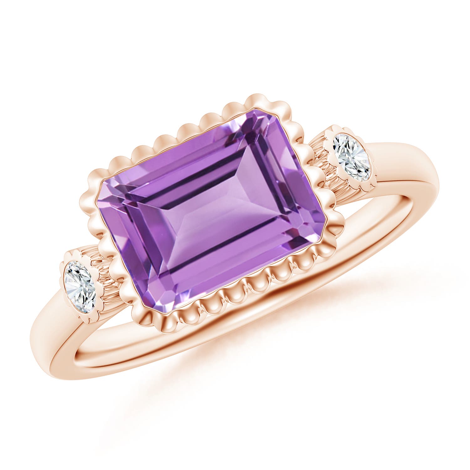 A - Amethyst / 2.34 CT / 14 KT Rose Gold